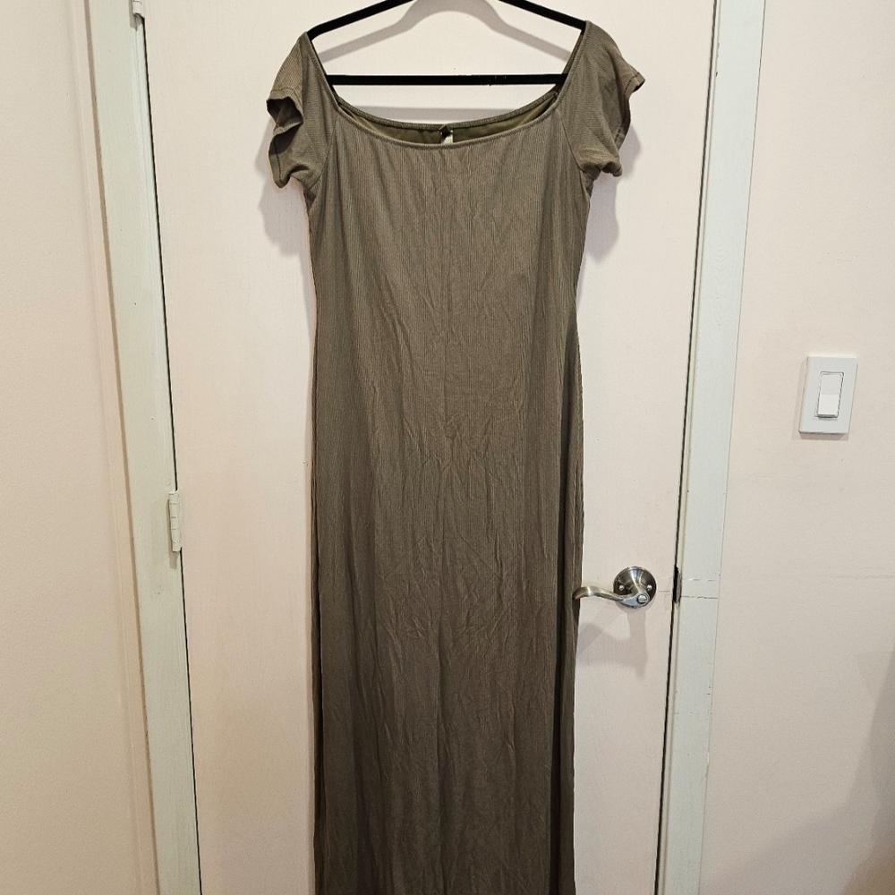 SKIMS Olive Maxi Dress